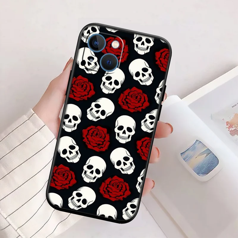 Skeleton Skull Design Phone Case