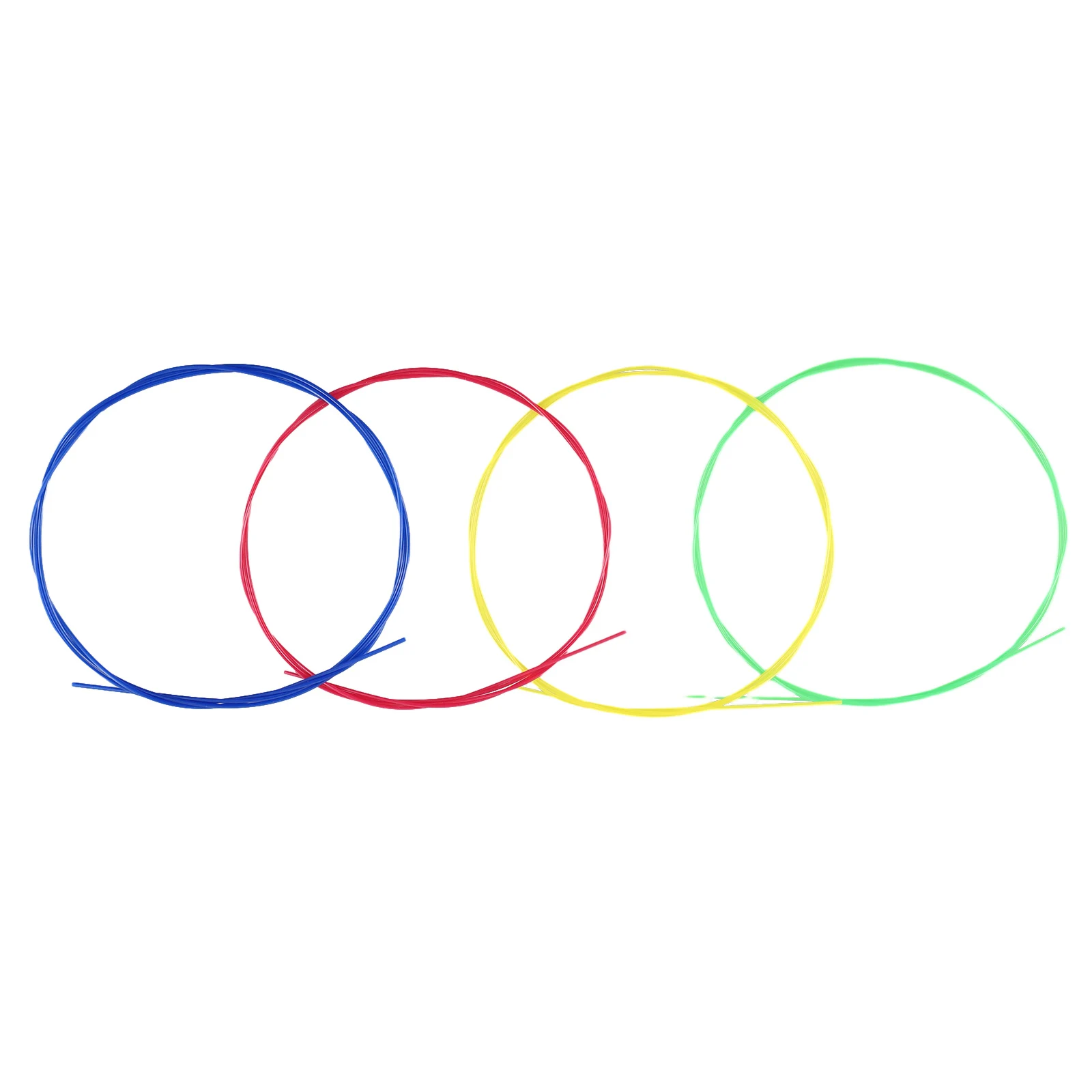 

Музыкальное снаряжение, искусственные струны, 4 шт., разные модели музыкальных инструментов, звук четкий, яркий цвет