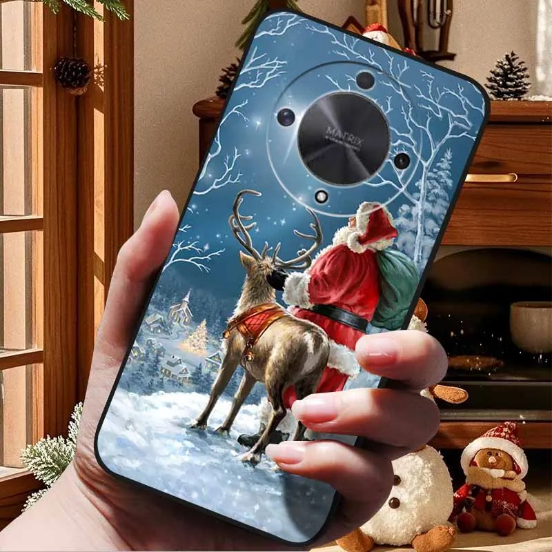 Festive Christmas Soft TPU Silicone Phone Case