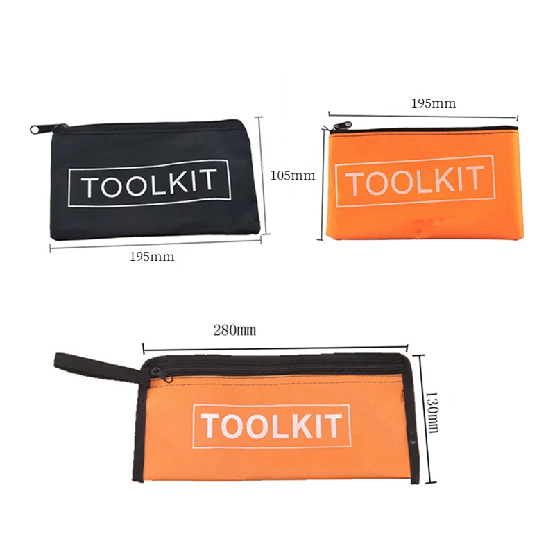 Zipper Canvas Oxford Hardware Toolkit Bag Waterproof Storage Organizer Multifunctional Portable Travel Bag Small Tool Bags tool bag