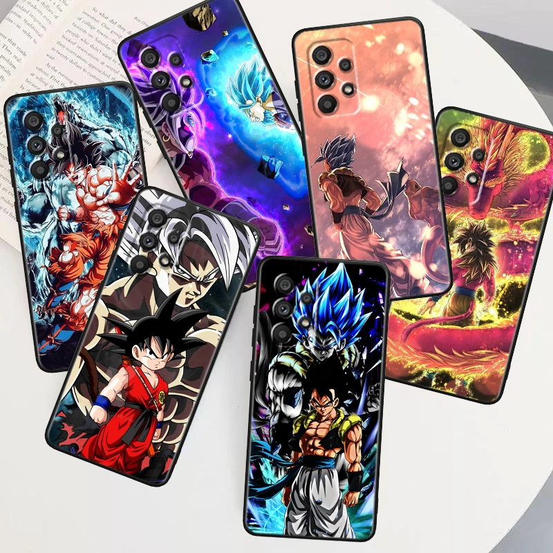 G-Goku D-Dragon Ball Z Art Per Samsung Note 20 10 Ultra Plus A31 A8 A14 J6 A12 A5 A70 A7 A34 A25 A04 A24 5G Custodia Per Telefono Nera