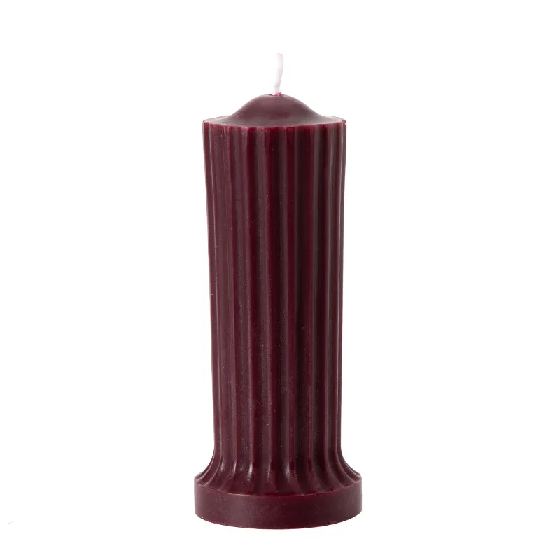 AdultsmToy Sexy Low Temperature Cylindrical Striped Candle Couple Foreplay Alternative Training Wax Drip Props Can Be Sent on Be