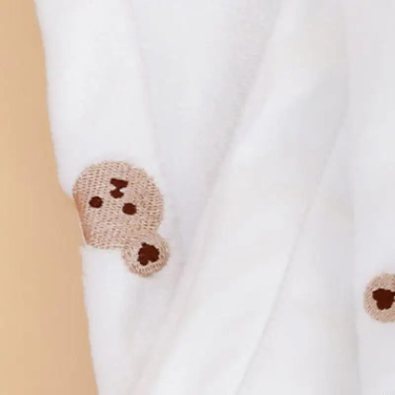Children Blanket with Attractvie Bear Embroidery Easy Wash Baby Blanket Large Size Child Security for Boy Girls P31B