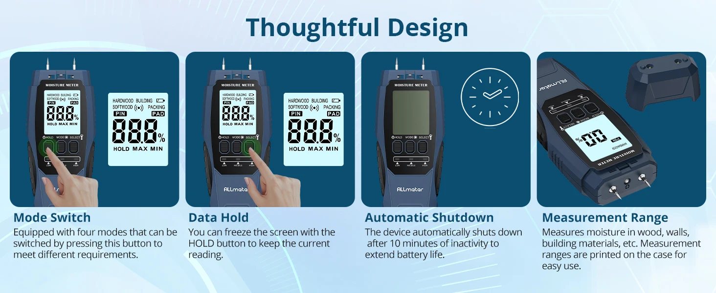 concrete moisture meter moisture meter pinless mold detector meter moisture meter wall