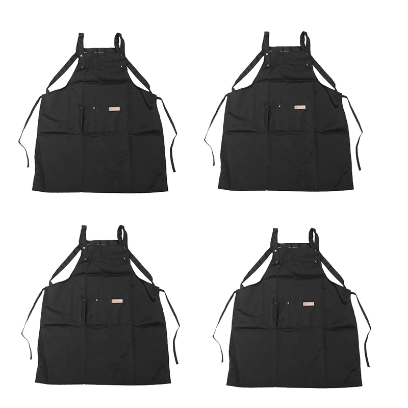 

4X B Black Professional Stylist Apron Waterproof Hairdressing Coloring Shampoo Haircuts Cloth Wrap Hair Salon Tool