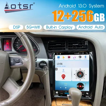 12.1''12+256GB For Audi A6 A6L C6 4F 2005-2011 Car accessorie Carplay Multimedia Player GPS Navigati Auto Stereo Radio HeadUnit