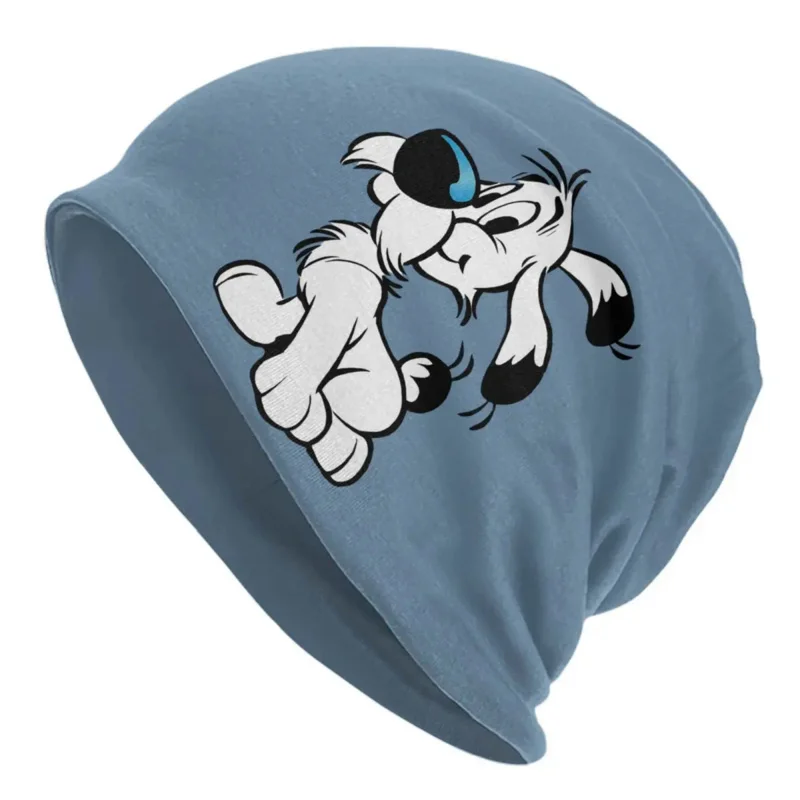 

Asterix And Obelix Dogmatix Skullies Beanies Caps Unisex Winter Warm Knitting Hat Cartoon Dog Idefix Bonnet Hats Outdoor Ski Cap