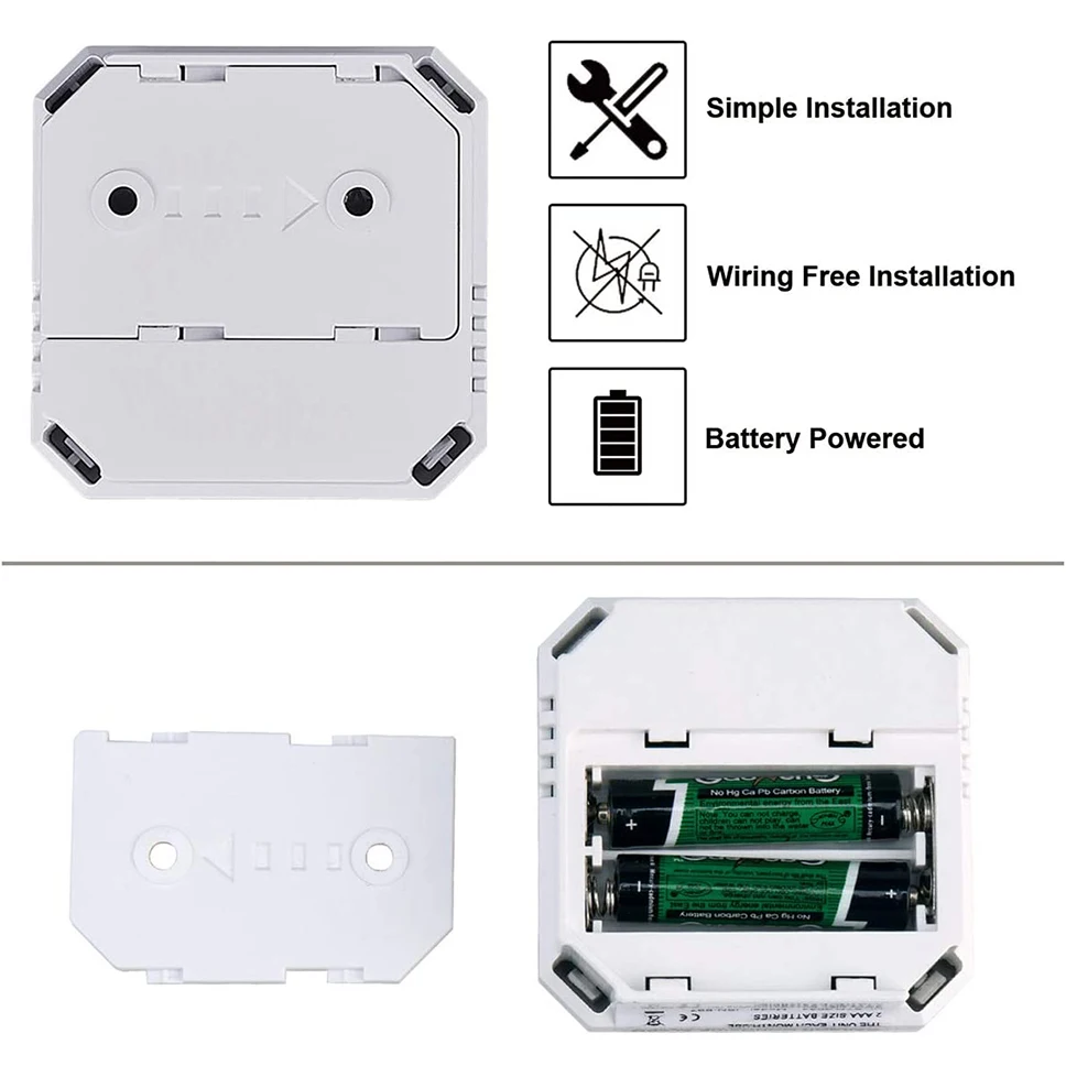 Standalone Carbon Monoxide Alarm Detector carbon monoxide alarm carbon monoxide detector LED Digital Display Mini CO Sensor Battery Powered With Sound Warning For Home Kitchen