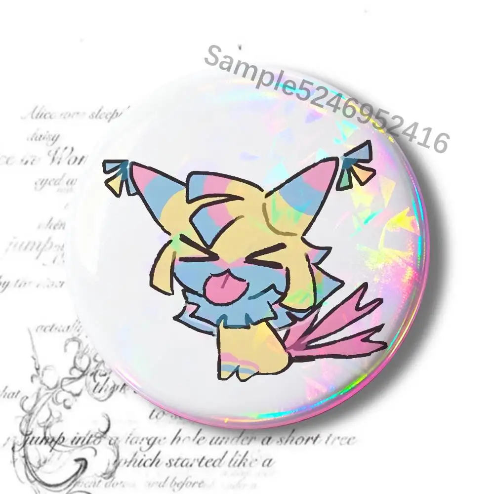 Creative Laser Badge Pin Brooch for Bags, Clothes, and Hats - Unique Accessory and Gift Idea