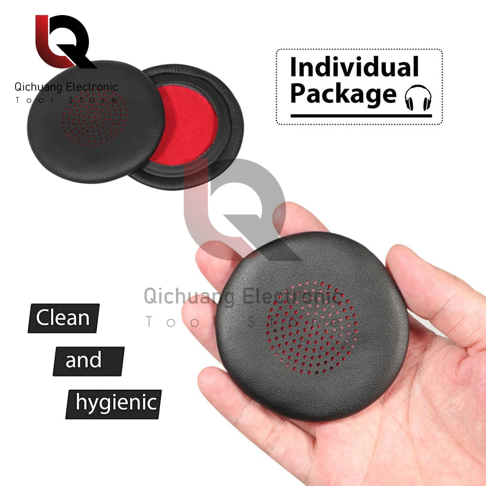 1 Paio Di Cuscinetti Auricolari Di Ricambio Morbidi Cuscino Copertura Per Auricolari Per Plantronics Voyager Focus Uc B825 Parti Di Riparazione Per Cu