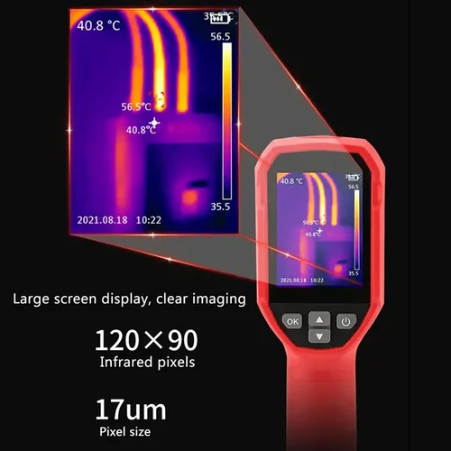 UTi120S 적외선 열화상 카메라, 해상도 120x90, 휴대용 온도 열 카메라, PCB 회로, 산업용 테스트 바닥 난방 2