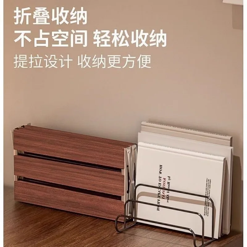 Solid Wood Desktop Organizer Tabletop Storage Shelf No Assembly Multi-Functional Outdoor Placement Stand for Computer Desk FYMR