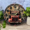 Silent Aluminum Wall Clock With Monster Truck Design - Perfect For Living Room Decor, Pet Lovers & Mother'S Day Gift 2