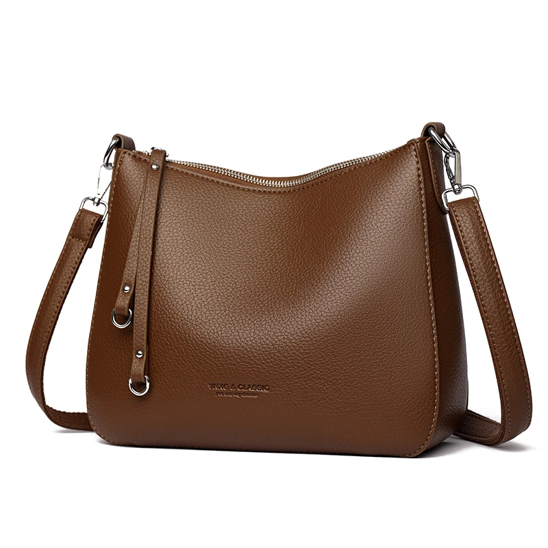 Large-capacity crossbody bag, travel convenience bag, commuting storage bag, adjustable shoulder strap, single shoulder bag, ret