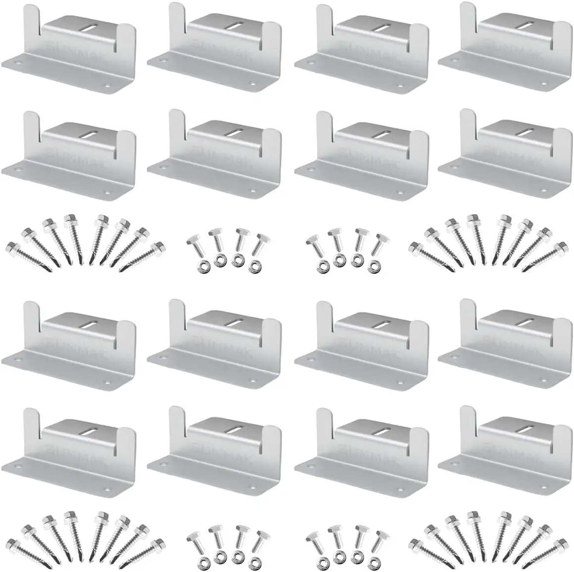 16 pièces/ensemble Kits de support de montage de panneau solaire 4/8 unités panneau solaire support de montage en aluminium z support pour RV, toit, bateau 1 16 pièces/ensemble Kits de support de montage de panneau solaire 4/8 unités panneau solaire support de montage en aluminium z support pour RV, toit, bateau 1