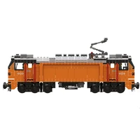 City Railway Series Toshiba E500 Electric Locomotive Toy Assembling MOC Building Block Model Bricks Children's Birthday Gifts 3