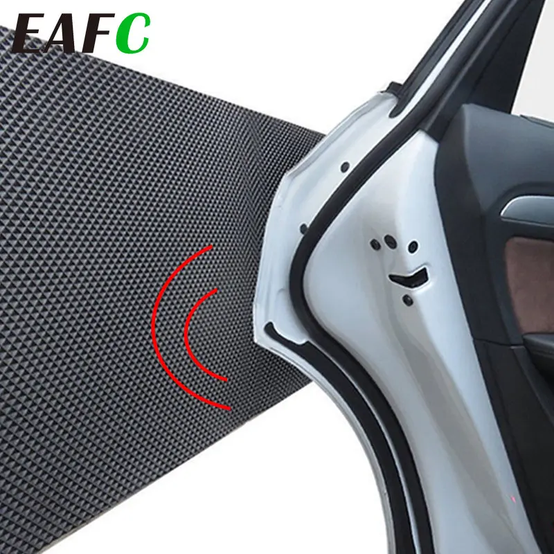 EAFC Car Door Bumper Bodywork Guard Anti Scratch Self Adhesive Parking Protector Garage Wall Corner Foam Sticker 200*20cm
