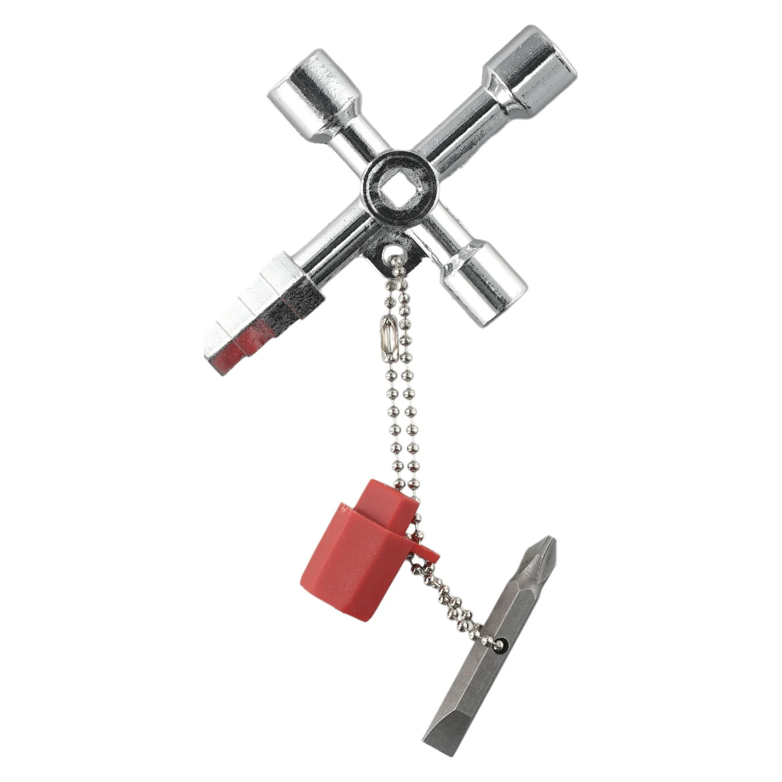 

Accessories Brand New High Quality Key Wrench 4 Way Key With Screwdriver Gas Pipe Radiator Multipurpose Solid Bleed