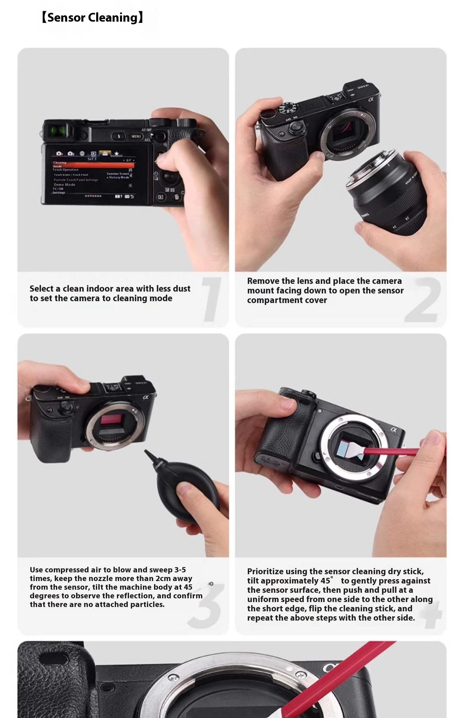 Ulanzi CO72 10-in-1 Camera Clean Kit description image 21