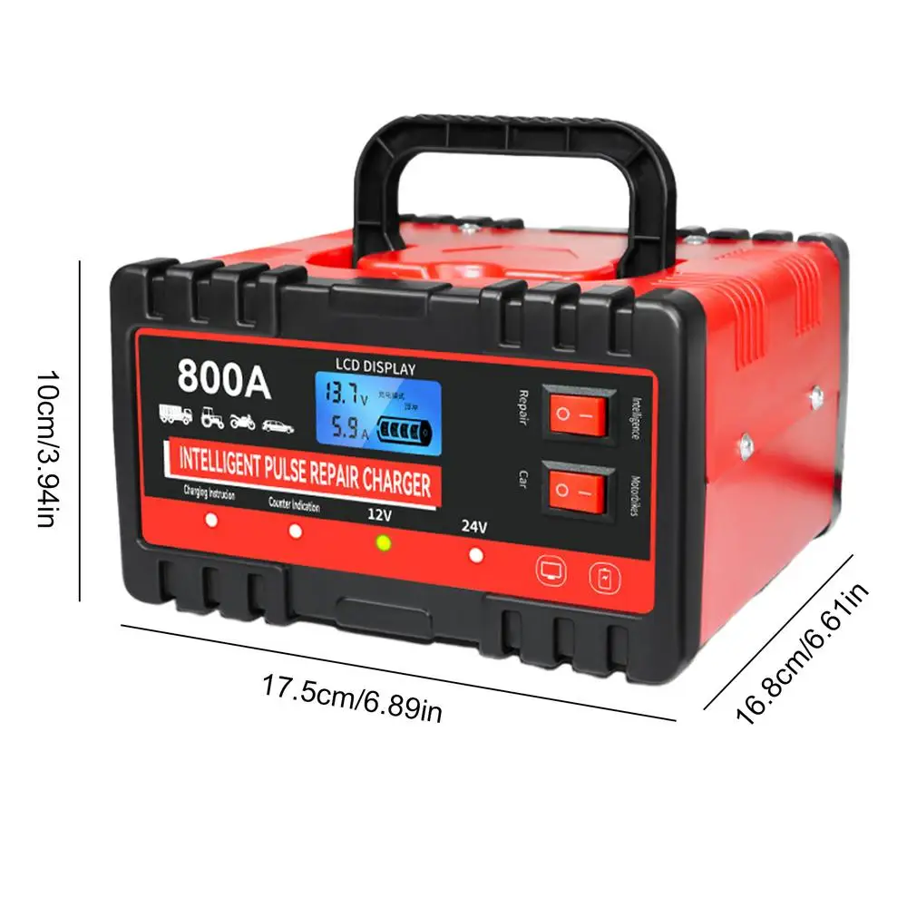 트럭 배터리 충전기 배터리 유지 보수 충전기 자동차 트럭 수리 차량용 스마트 12V24V 액세서리 유지 보수 장치