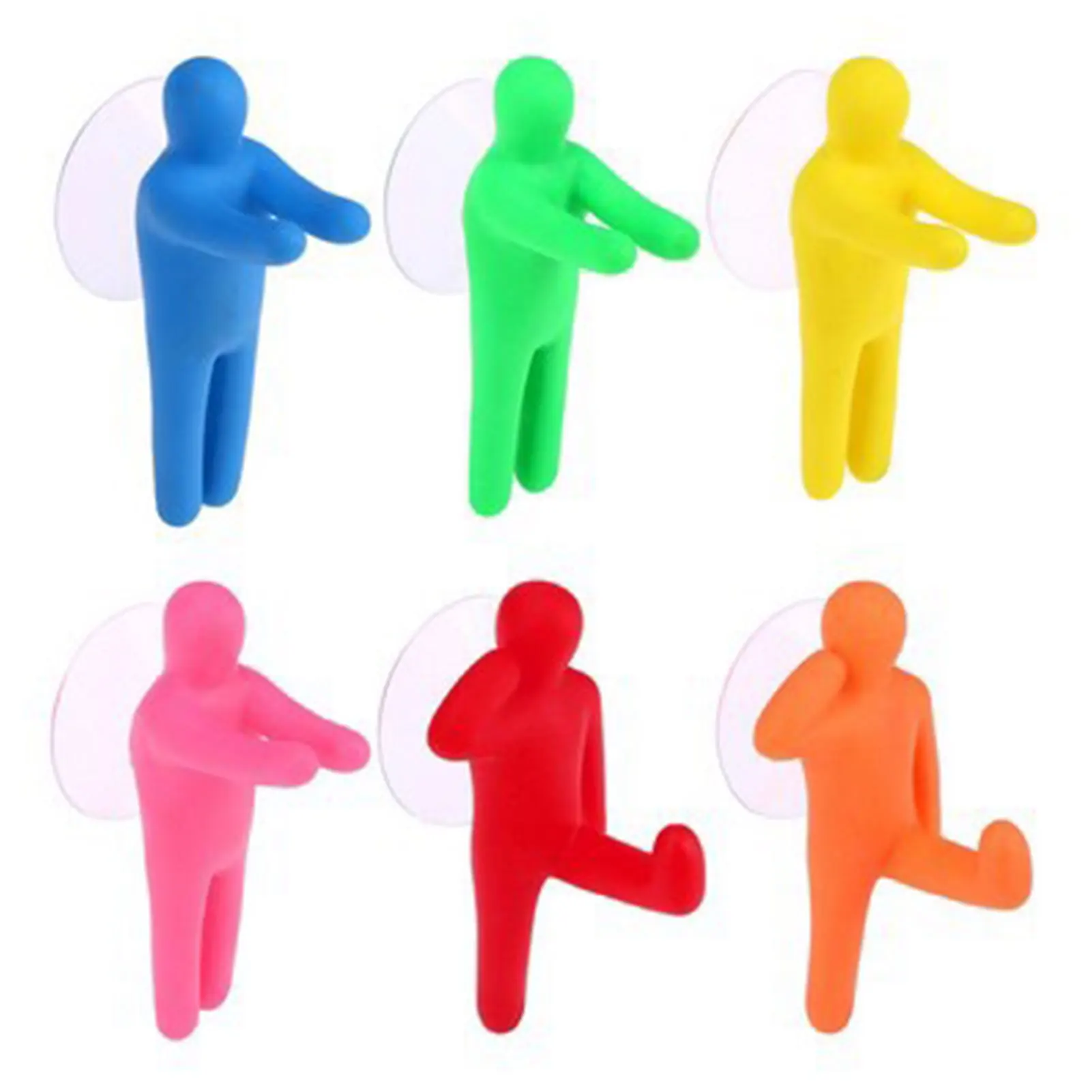 Creative PVC Toothbrush Holder Wall Mounted Tooth Brush Storage Organizer Rack With Suction Cup Bathroom Accessories 1PC toothbrush holder