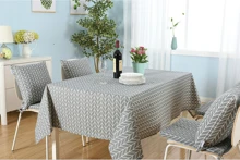 

Cotton Tablecloths, Waterproof Table Covers Gray Arrows Pattern Gray Dining Table Coffee Table Deco
