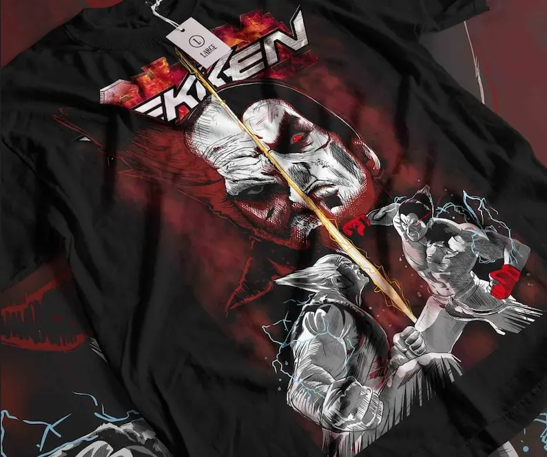 

Limited Tekken 90s Vintage Bootleg Style T-Shirt, Tekken Shirt, Classic Retro Tee Gift For Woman and Man