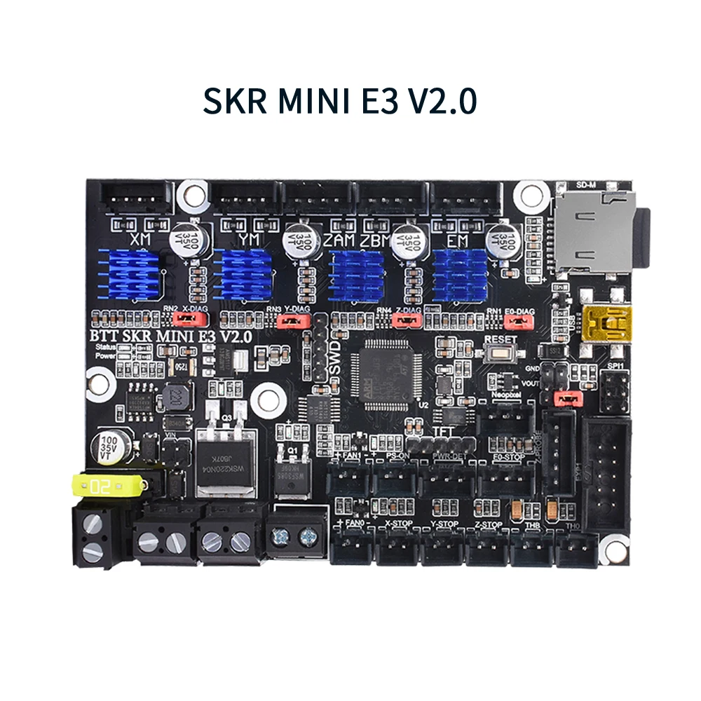 BIGTREETECH SKR MINI E3 V3.0 Carte MèRe 32 Bits TMC2209 UART Impresora PièCes D'Imprimante 3D