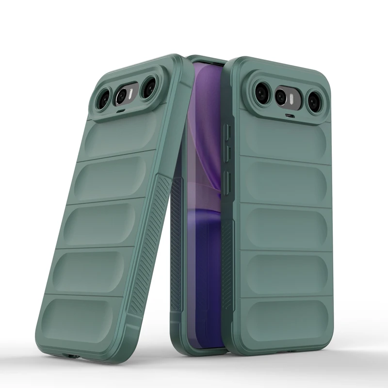 Shockproof Shield Soft Silicone TPU Phone Back Cover - Full Protection