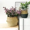 Seaweed Wicker Basket Rattan Hanging Flowerpot  Dirty Clothes    Storage    WF1015 2