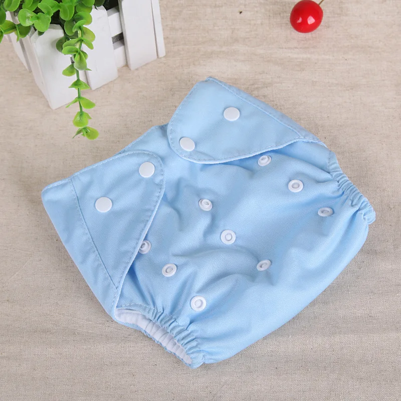 2023 New Casual Children's Clothing New Thin Baby Diaper Cloth Diaper Training Pants Newborn Button