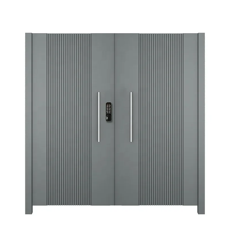 Courtyard Entrance, Villa Entrance, Aluminum Alloy Double Door, Painted Brushed, Size and Color, Durable