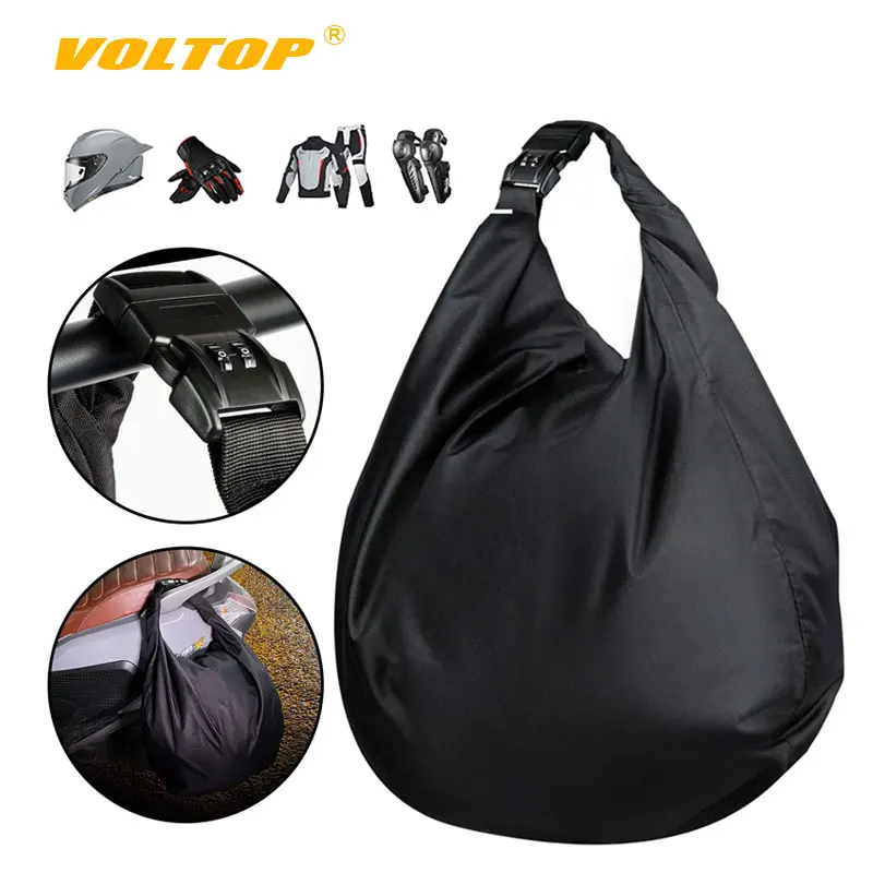 

Motorcycle Helmet Bag Waterproof Combination Lock Anti-Theft Luggage Storage Bag Rider Portable Travel Motorbike Equipments Bag