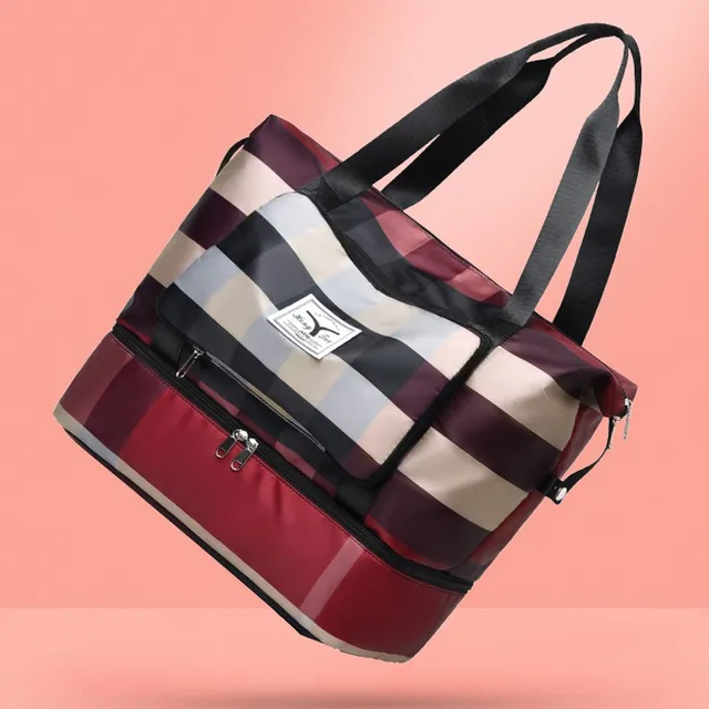 ZURU BUNCH Expandable Folding Travel Bag, Waterproof Oxford Duffel Bag,  Easy Carry on Foldie Travel Bag