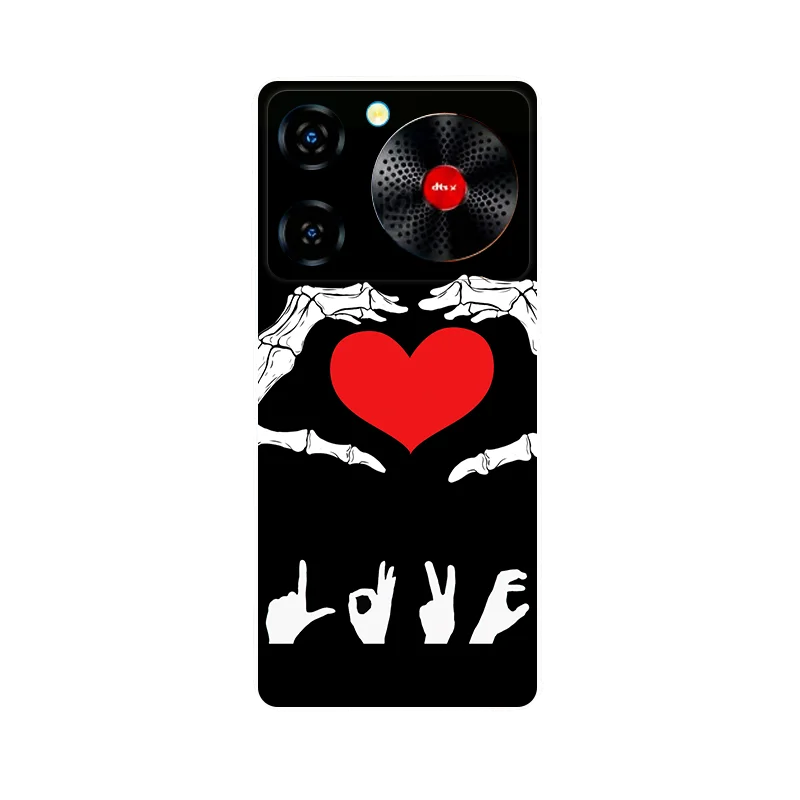 Nubia Music Case - Funny Cute Silicone Soft Back with Shockproof Bumper