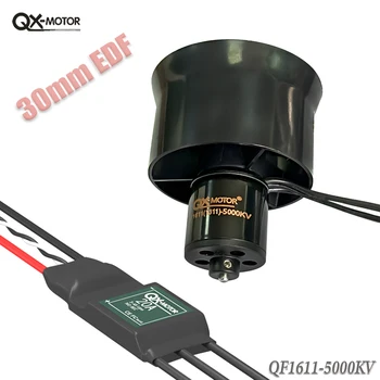 QX-MOTOR 30mm EDF with 14000kv 7000kv 6000kv 5000kv 4000KV Brushless Motor use 40A 20A ESC For Remote Controlled Toys Model Part 1