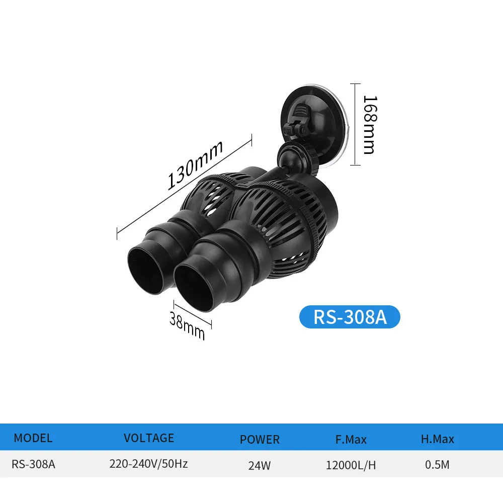 Wave Maker Wavemaker Water Pump for Aquarium Fish Tank Submersible Aerobic Pump Water Circulation Pump Flow Pump Surf Pump 220V 