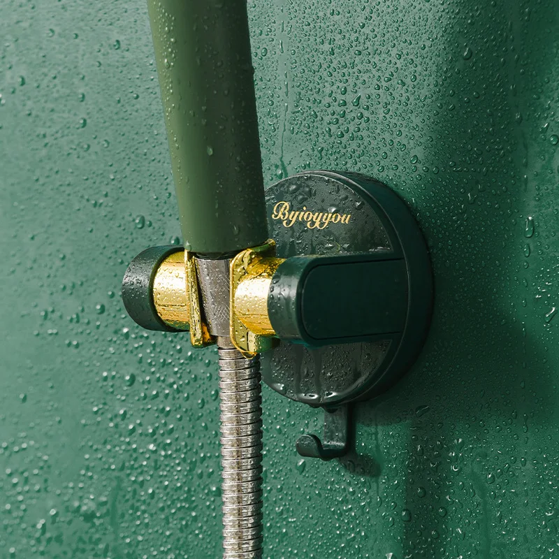 

Самоклеящийся ручной держатель для душевой лейки без отверстий, роскошный удобный регулируемый держатель для душевой лейки, Товары для ванной комнаты