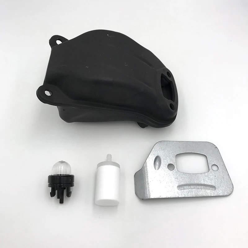 Muffler Silencer Deflector Plate Kit For Husqvarna 550 XP 545 550XP Chainsaw Primer Bulb Fuel Filter Replacement Parts 523052602 2