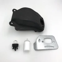 Muffler Silencer Deflector Plate Kit For Husqvarna 550 XP 545 550XP Chainsaw Primer Bulb Fuel Filter Replacement Parts 523052602 2