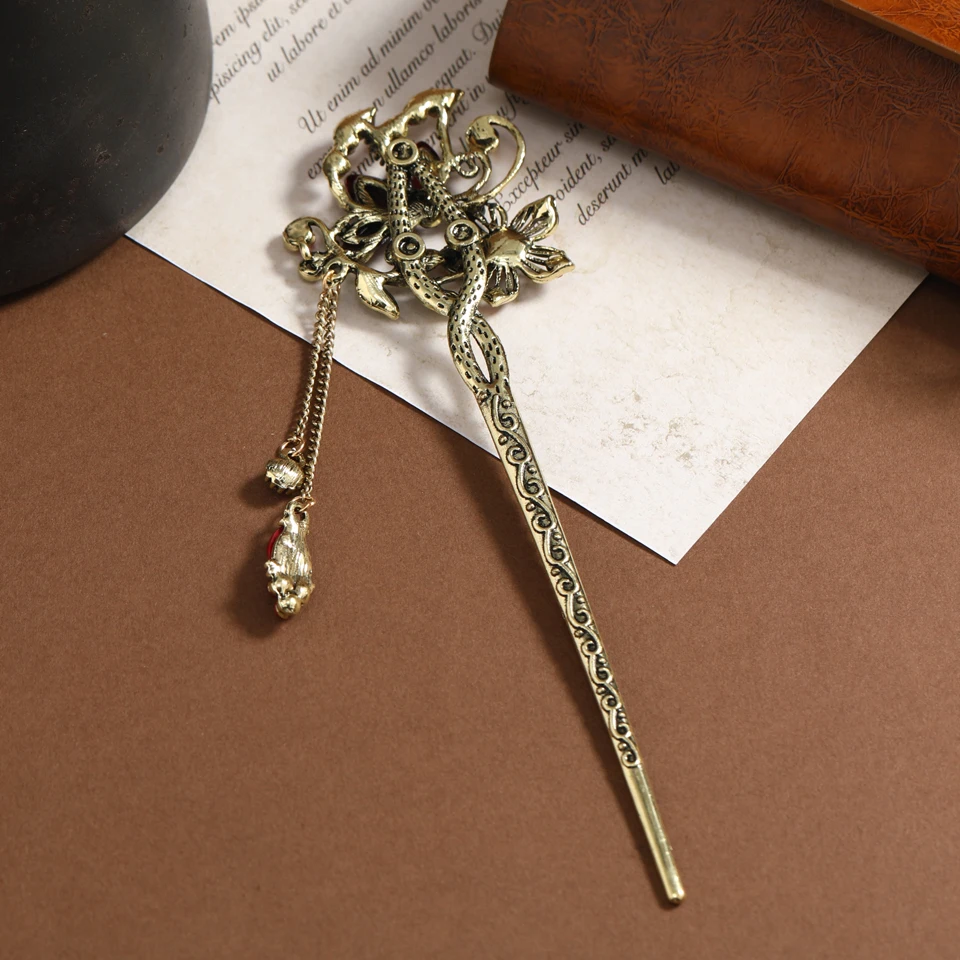Hair Stick Jewelry Hairpins Hair Accessory for Women Vintage Wedding Charm