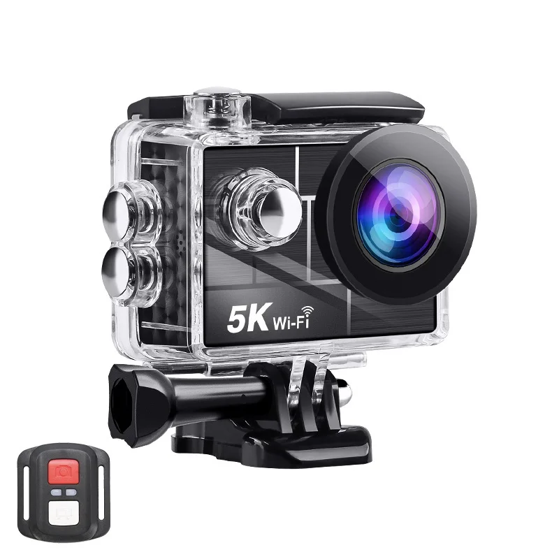 Ultra HD 5K/30fps Action Camera WiFi 2" 170D Underwater 30M Helmet Vedio Sport Anti-Shake Action Camera With Sony 386 Fisheye Le 6