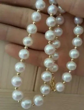 

HUGE AAA 9-10MM SOUTH SEA WHITE PEARL NECKLACE