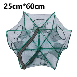 Foldable Hexagonal Fishing Bait Trap with Portable Net Cage Design (00064)