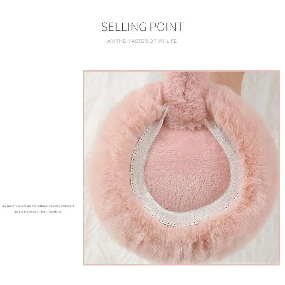 Cold Protection Fluffy Earmuffs Cute Foldable Keep Warm Windproof Ear Cover Soft Plush Ear Warmer