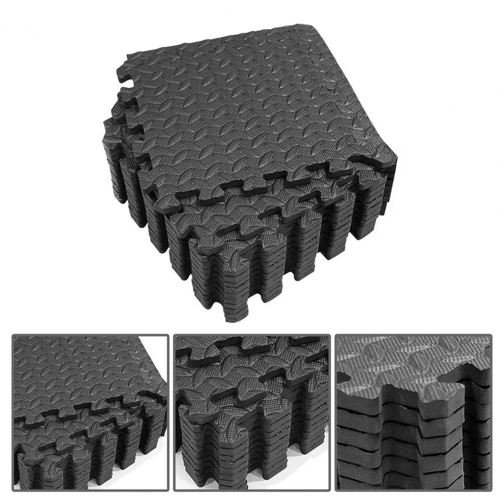 

12Pcs Floor Protective Floor Mat Anti-slip Bubble Foam Exercise Cushion Fitness Equipment For Gym Home Yoga Mat Home Decor
