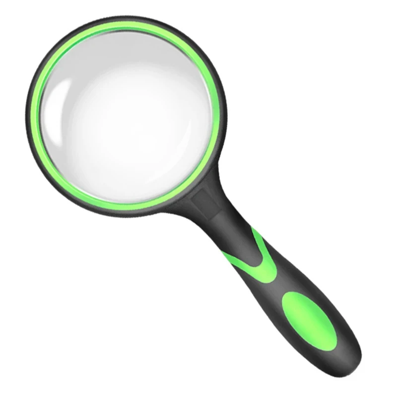 Magnifying Glass 6X 7X 8X 10X Magnifying Glass For Kids Seniors Handheld Reading Magnifier Magnifying Lens For Reading Science Nature Exploration