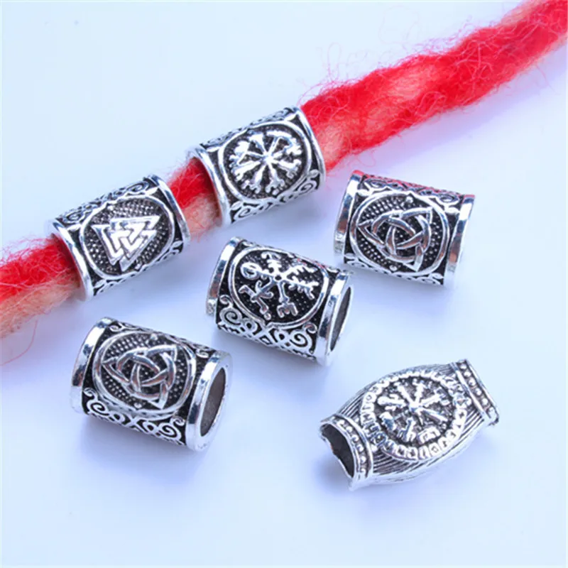 24 Cuentas Vikingas Para Barba - Abalorios De Runas De Plata (Aleación Zinc) Con 500 Gomas Y 2 Herramientas Para Pelo, Barba O Pulseras 24 Cuentas Vikingas Para Barba - Abalorios De Runas De Plata (Aleación Zinc) Con 500 Gomas Y 2 Herramientas Para Pelo, Barba O Pulseras