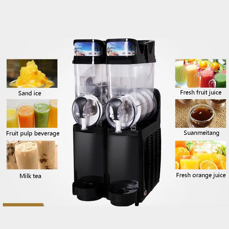 

PBOBP Commercial Slushie Machine Slush Maker Frozen Drink Dispenser Ice-Cool Juice Smoothie Granita Vending Machine