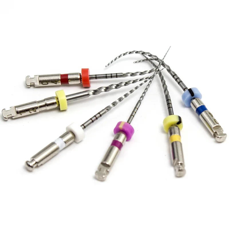 Enhanced Dental Endodontic NiTi File System for Effective Treatment - 6 Pieces/Box